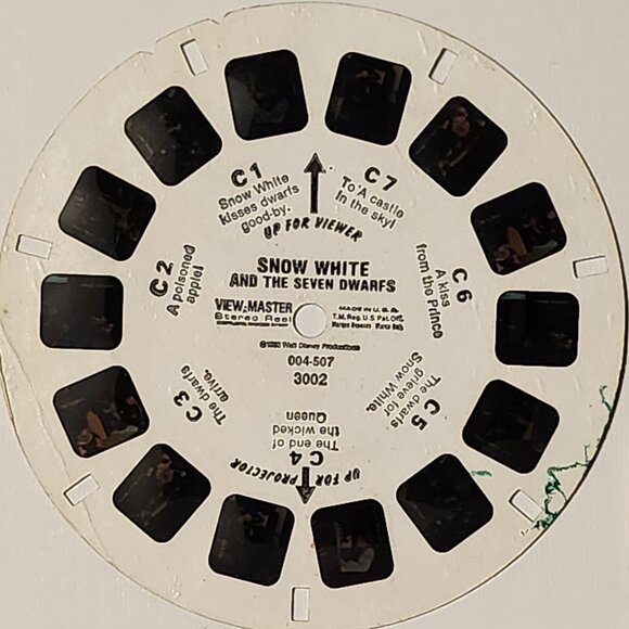 VINTAGE Snow White and the Seven Dwarfs View Master Reels x 3 with Booklet - Picture 5 of 7